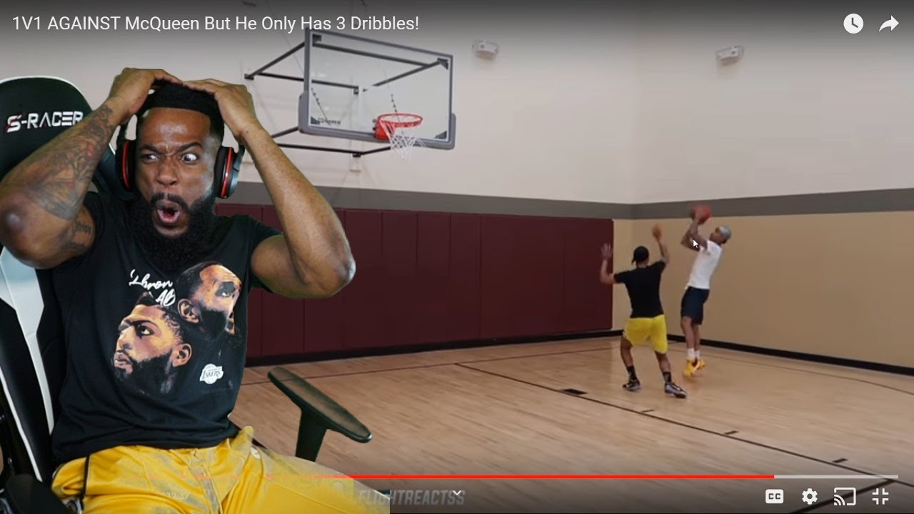 FLIGHT CROSSED MCQUEEN & MADE THE FADEAWAY!! Flight vs McQueen 1vs1 Basketball