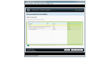 Dell Lifecycle Controller - Firmware Rollback
