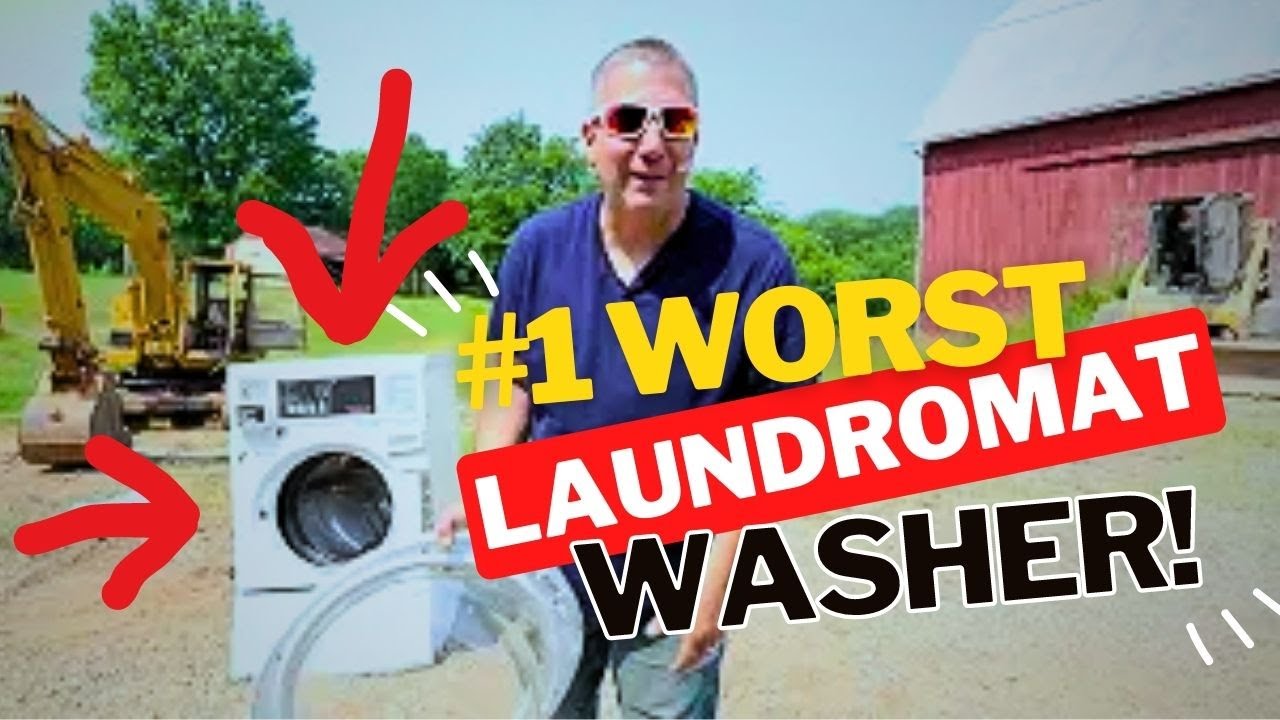 "Unstoppable CAT Excavator vs. SPEED QUEEN Horizon Washer EPIC