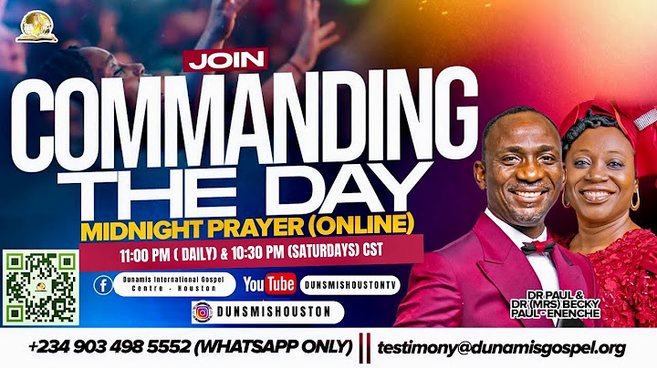 COMMANDING THE DAY MID NIGHT PRAYER || 18 MAY 2025