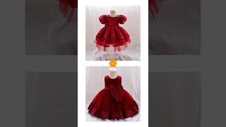 Burgundy Flower Girl Dresses | Toddler Party Gowns by Frocklet