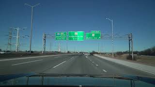 Woodridge to Arlington Heights I-355/I-290/I-90 Highways (No Talk, No Music) 4K POV ASMR