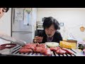 (수익창출❌)할머니 집에서 야키니쿠 먹었어요‼️ばあさんちで焼肉したよ！YAKINIKU 먹방 브이로그 일상 집콕 STAY HOME 焼き肉　ヤキニク　mukbang イワシタ　炙り屋