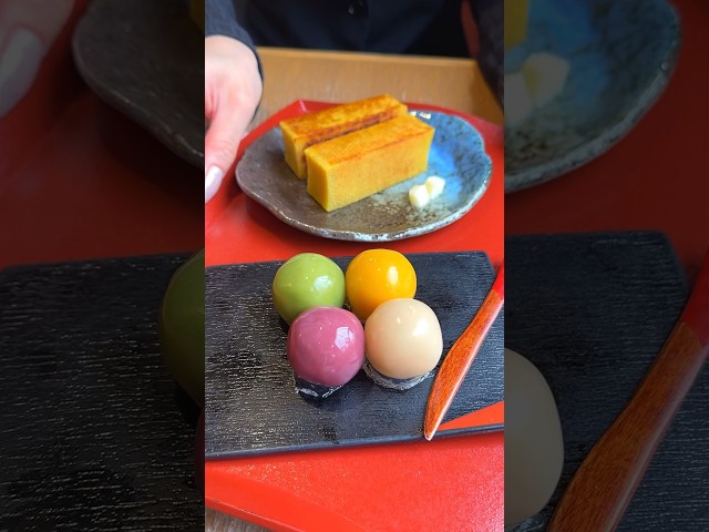 明治創業老舗和菓子屋のあんこ玉と焼き芋ようかん🍠 #東京グルメ class=