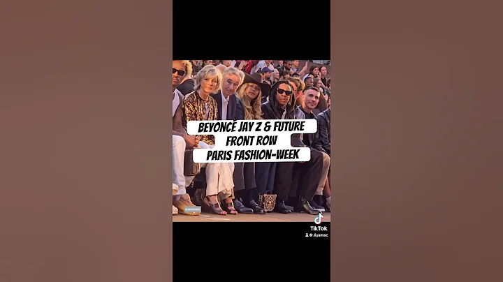 Beyoncé & Jay Z vibing at Paris fashion week. #beyonce #jayz #future #fashion #paris #parisfashion