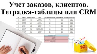 Учет Заказов, Клиентов. Куда Писать, В Тетрадку, Табличку Или Crm ?