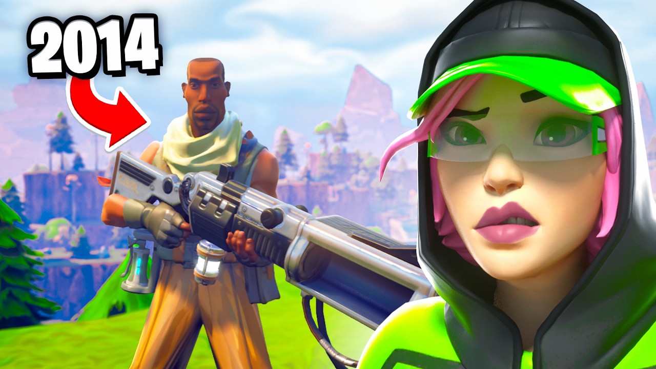 RUBIX TESTET FORTNITE AUS 2014! 😂 (12 Jahre alt)