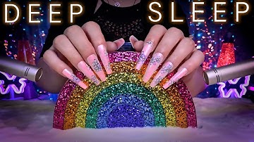 ASMR Tingly Tapping and Scratching 💜(No Talking) 💜Gentle Tapping and Slow Movements