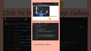 Click to change image the button in coding 😍 l #design #coding #html #css #javascript #programming