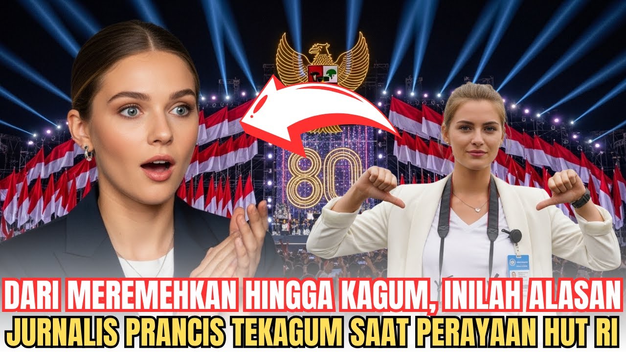 Perayaan HUT ke-80 Indonesia Buat Jurnalis Prancis Ini Ternganga! Begini Ceritanya!