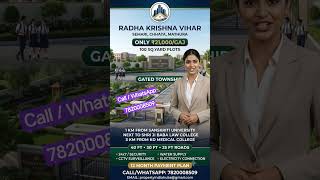 1 KM From Sanskriti University | Radha Krishna Vihar Mathura. #property #realestate #plots #plot