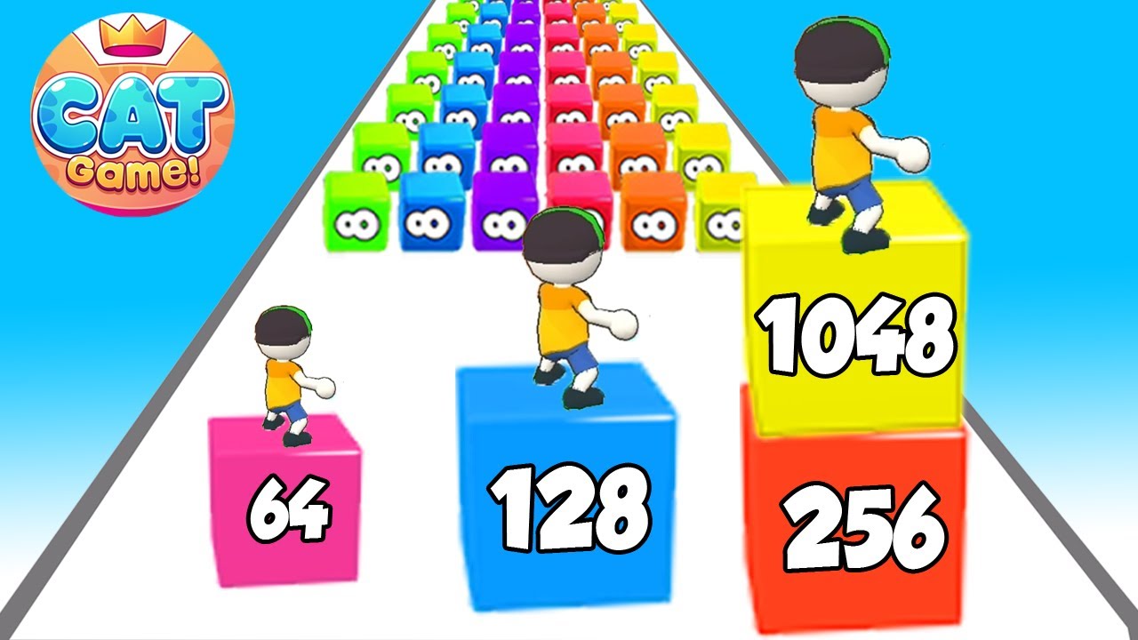 100,000⭐ New Evolution Cube Runner 2048 123456789 Max Level Gameplay