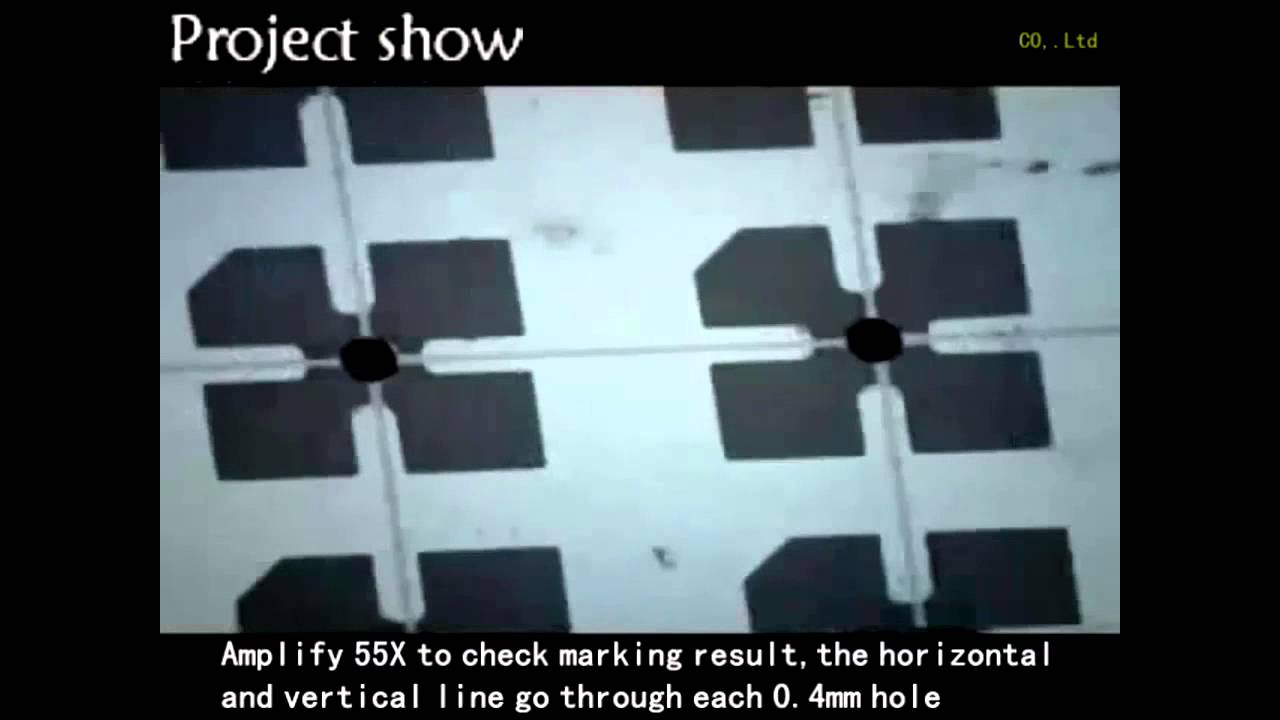 CCD Camera Positioning Laser Marking- Auto Alignment - YouTube