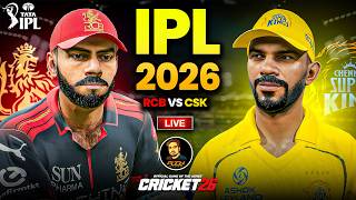 Ipl 2026⌛RCB vs CSK  Match Live🔥| Cricket 26 Live | RtxVivek screenshot 5