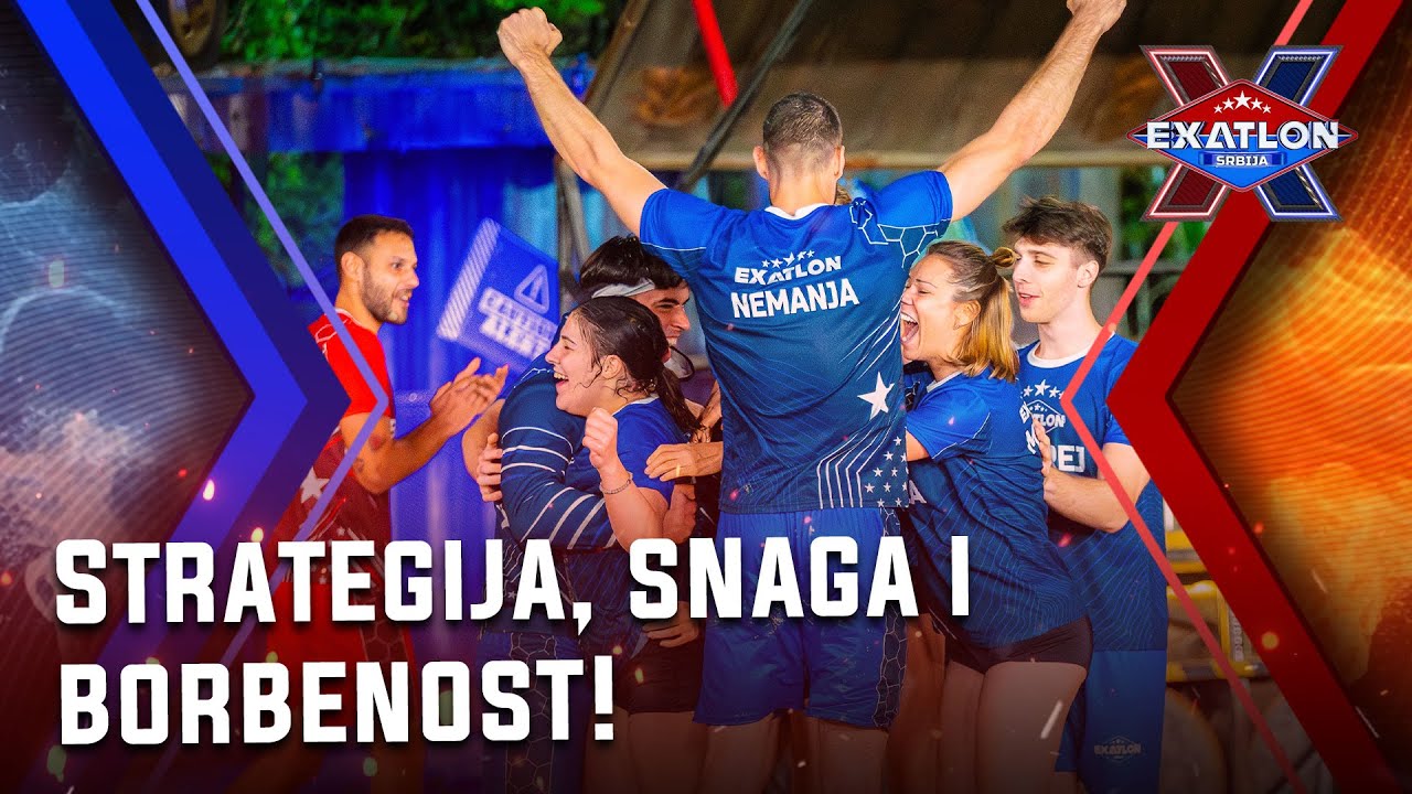 Exatlon Srbija: Epizoda 1 | Strategija, snaga i borbenost! Najveća razlika od početka Exatlona! 🔴🔵