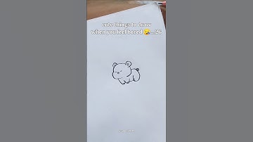 cute things to draw when you feel bored 😪... part 26 #doodle #drawing #anime #cute #mrbeast #manga