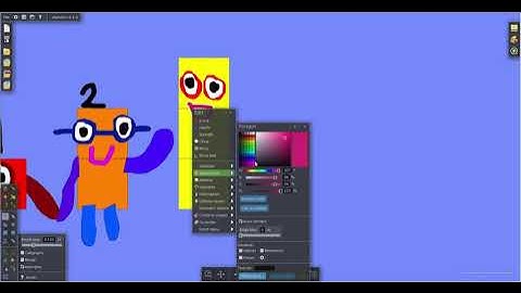 Algodoo - How to make numberblocks step by step - 1 to 10