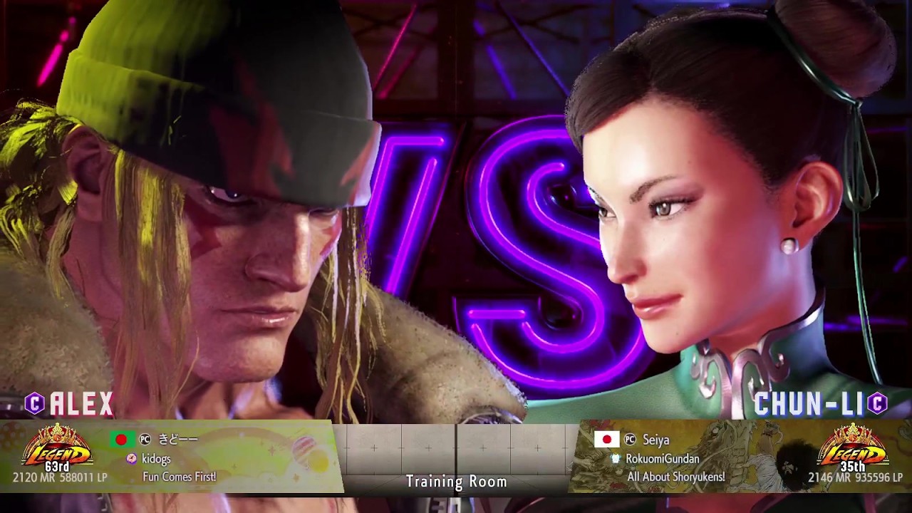 きどーー(Alex) vs Seiya(Chun-Li) - BattleFrame - YouTube