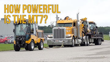 How Powerful is the Trackless MT7 Municipal Tractor?