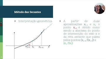 Zeros de funções   Método das Secantes