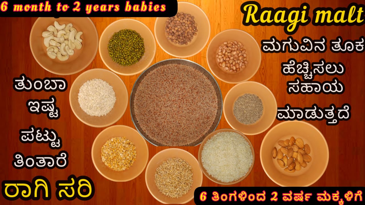 ರಾಗಿ ಸರಿ || Raagi Malt || 6 ತಿಂಗಳಿದ 2 ವರ್ಷದ ಮಕ್ಕಳಿಗೆ ತೂಕ ಹೆಚ್ಚಿಸುತ್ತದೆ ...