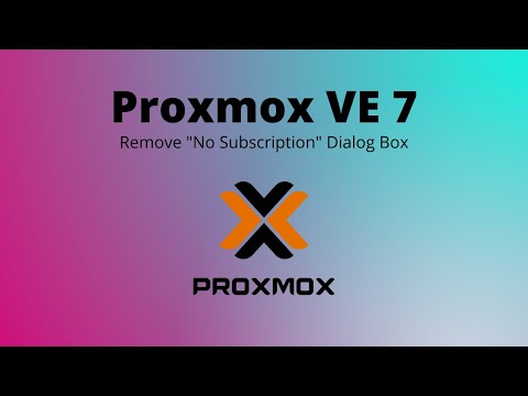 Proxmox VE 7: Remove No Subscription Dialog on Login