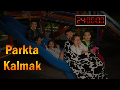 GECE GİZLİCE PARKTA KALMAK !!ÇOK KORKTUK!!