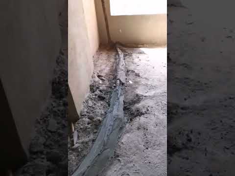 مكان التكييف بعد تأسيس مواسير التكييف