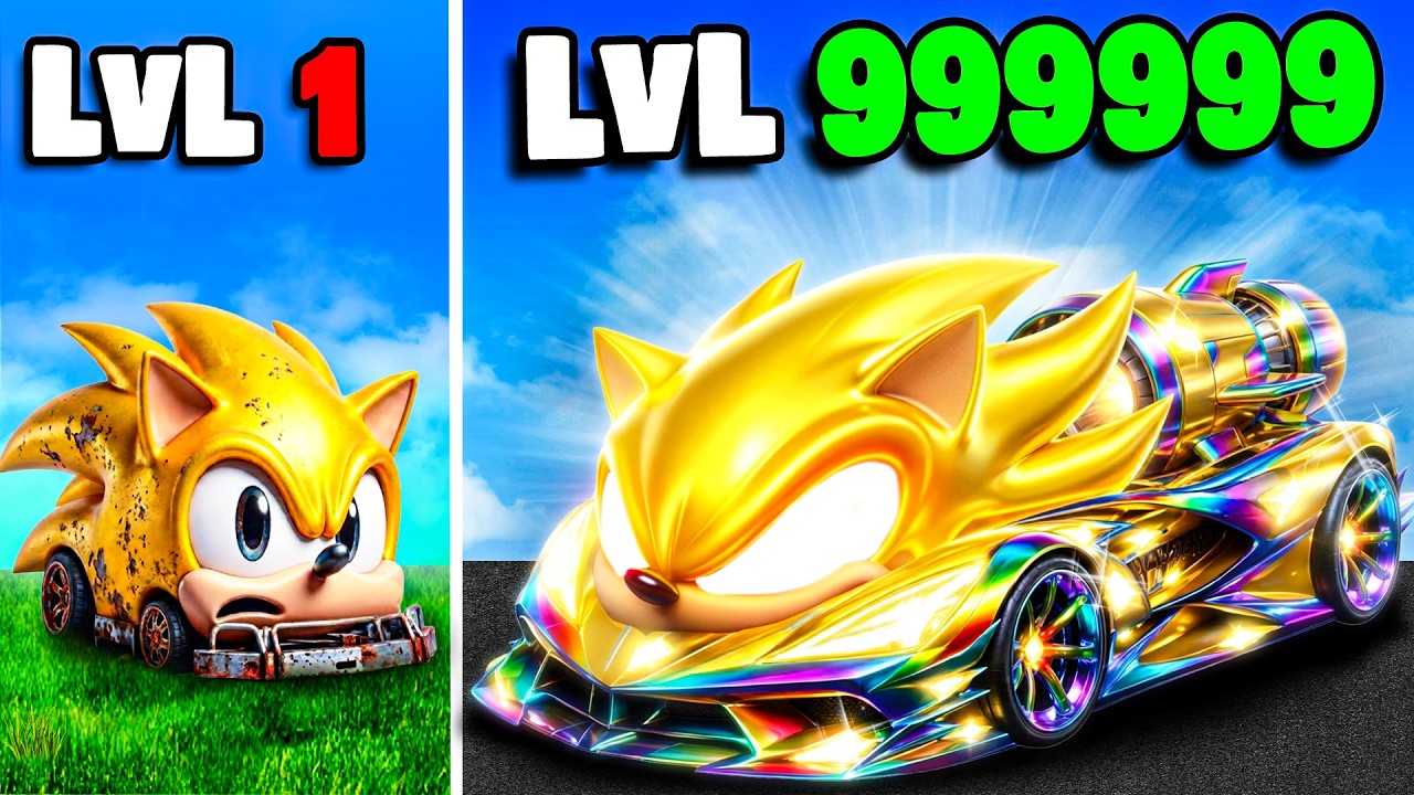 Level 1 to Level 1,000,000 Super Sonic Car in GTA 5