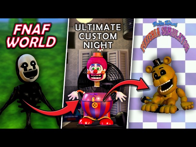 I tried a 3 FNAF game CROSS-RANDOMIZER