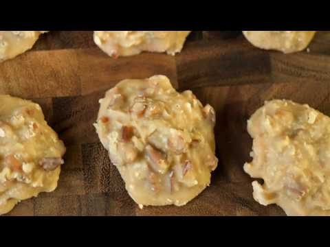 No-Bake Coconut Pecan Praline Cookies