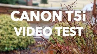 Canon T5i Sample Video, with Low Light Test (1080p 30fps)