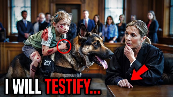 K9 Dog Carries an Injured Girl to Courthouse—What She Revealed Made Judge  Call for Immediate Arrest