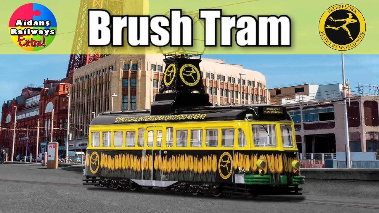 STUNNING! Corgi Blackpool Interflora Single Deck Brush Tram | Blackpool Transport Tram