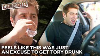 Is Driving Exhausted Really As Dangerous As Driving Drunk? | MythBusters