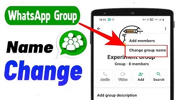 How to Change WhatsApp Group Name | WhatsApp Group Ka Naam Kaise Badle
