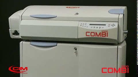 Plastic Card Personalization Machine - CIM Combi1000