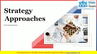 Strategy Approaches PowerPoint Presentation Slides