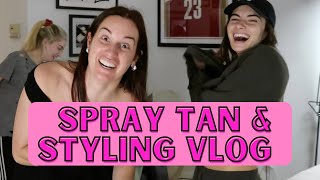 Styling and Spray Tans for Hannah's Netflix Special