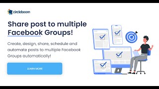 How to share post to multiple Facebook Groups automatically with Circleboom! #facebookgroup