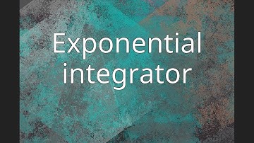 Exponential integrator