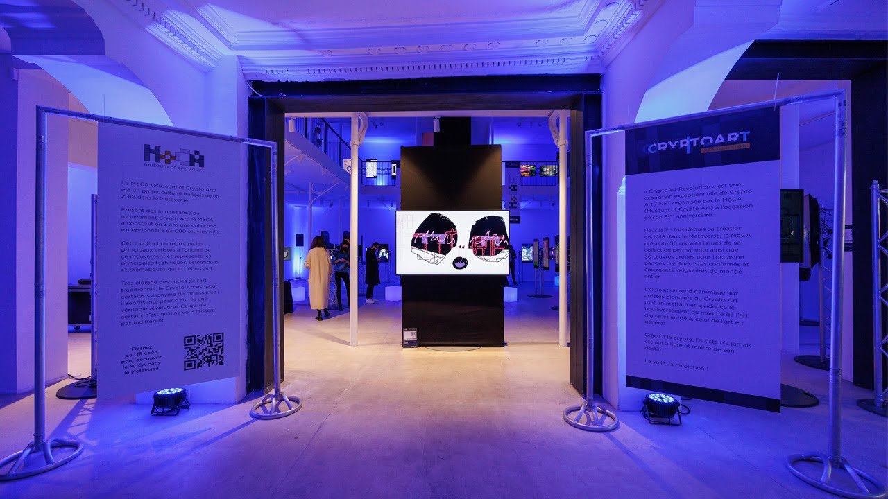 Cryptoart Revolution Private Opening by @museumcryptoart - Dec. 14, 2021