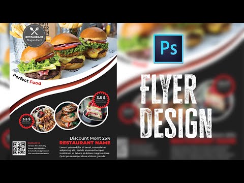 How to Create a Professional Flyer in Photoshop (Restaurant Flyer) | SoftAsia Tech