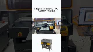 single station DTG pod custom printing