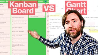 How to Plan and Manage Projects - Kanban board vs Gantt chart