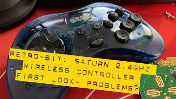 Retro-Bit Sega Saturn Wireless 2.4 GHz: First Look - Problems?