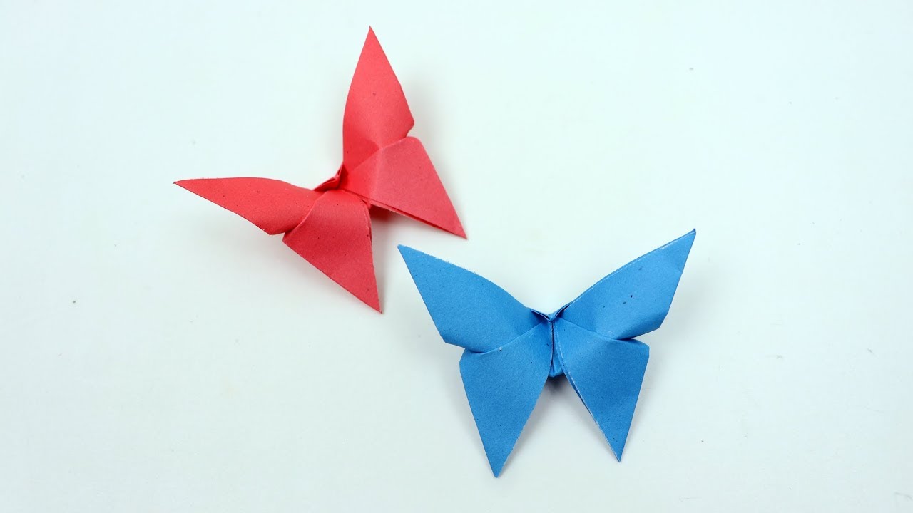 Quick In 3 Minutes How To Make Origami Butterfly With Easy Steps
