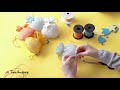 DIY – Πολύχρωμες μπομπονιέρες για αγόρι σε χρώματα πορτοκαλί - κίτρινο - γαλάζιο και λευκό!