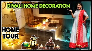 DIWALI HOME DECORATION/DIWALI HOME TOUR/DIWALI HOME DECORATIONS IDEAS/FLOWERS/DIYAS/DIY/HOME DECOR