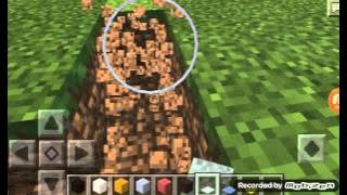 Minecraft primeira costruçao eeeeeer